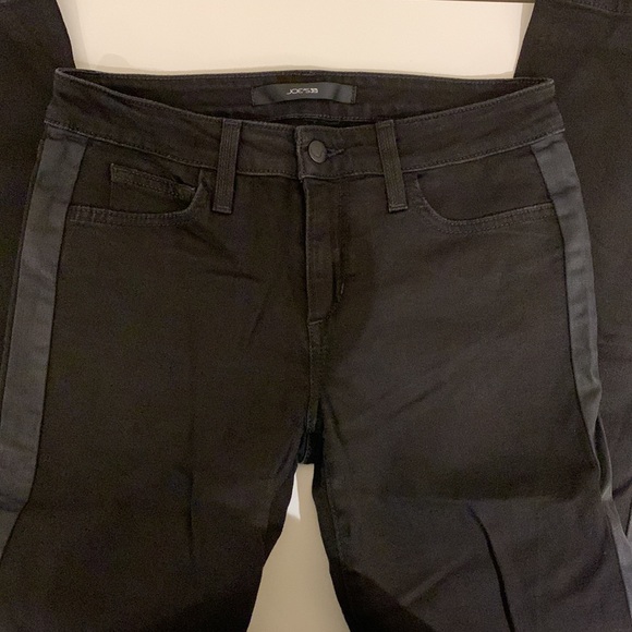 Joe’s Jeans Women’s Mali Black Tuxedo Stripe Skinny Jeans - Size 27 - Picture 5 of 9
